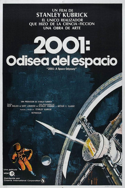 2001 A Space Odyssey Science Fiction Adventure Movie Poster Wall Art Print Home Wall Decor - xonomax