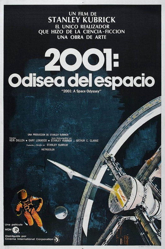 2001 A Space Odyssey Science Fiction Adventure Movie Poster Wall Art Print Home Wall Decor - xonomax