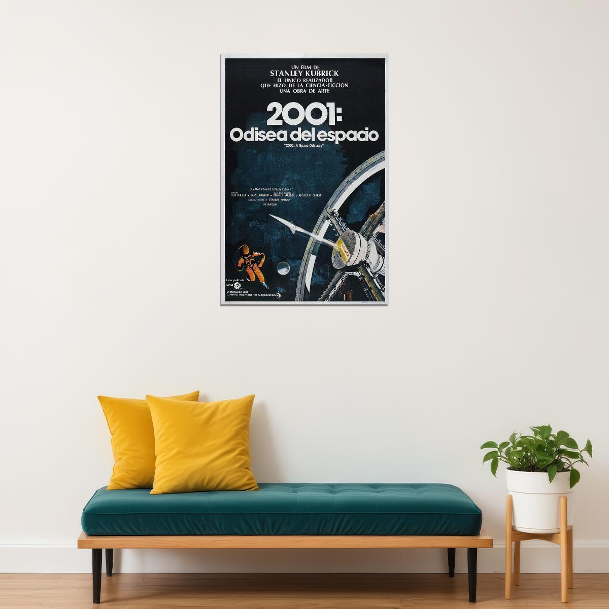 2001 A Space Odyssey Science Fiction Adventure Movie Poster Wall Art Print Home Wall Decor - xonomax