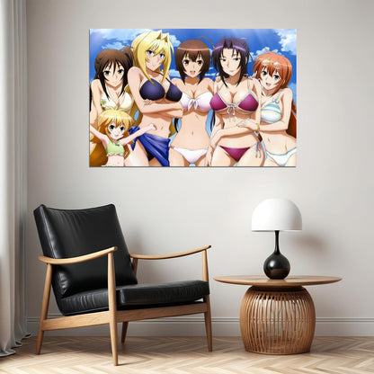 Hot Sexy Girl Japan Anime Sekirei Tsukiumi Musubi Poster Wall Art Print Home Wall Decor - xonomax