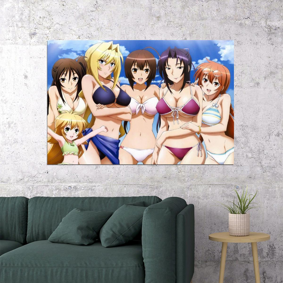 Hot Sexy Girl Japan Anime Sekirei Tsukiumi Musubi Poster Wall Art Print Home Wall Decor - xonomax
