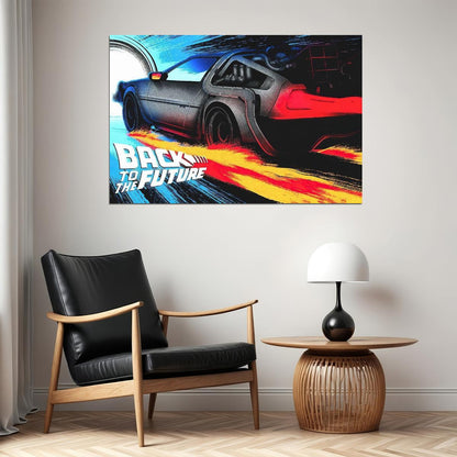 Back To The Future Science Fiction Classic Movie Film Poster Wall Art Print Home Wall Decor - xonomax