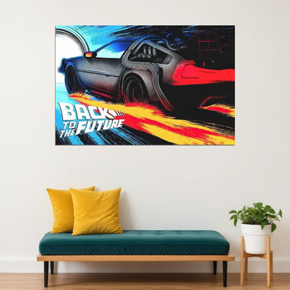 Back To The Future Science Fiction Classic Movie Film Poster Wall Art Print Home Wall Decor - xonomax
