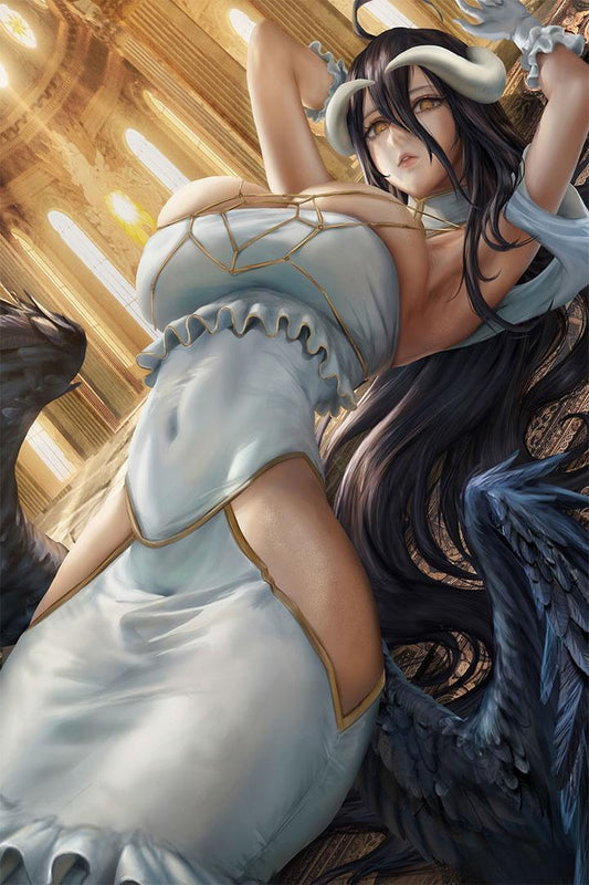 Albedo Overlord Japanese Anime Character Poster Wall Art Print Home Wall Decor - xonomax