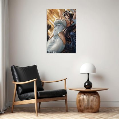Albedo Overlord Japanese Anime Character Poster Wall Art Print Home Wall Decor - xonomax