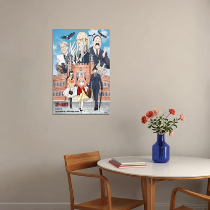 Spy X Family Action Thriller Anime Tv Series Poster Wall Art Print Home Wall Decor - xonomax
