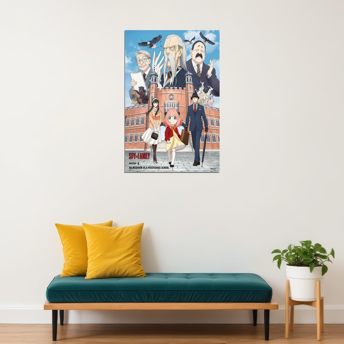 Spy X Family Action Thriller Anime Tv Series Poster Wall Art Print Home Wall Decor - xonomax