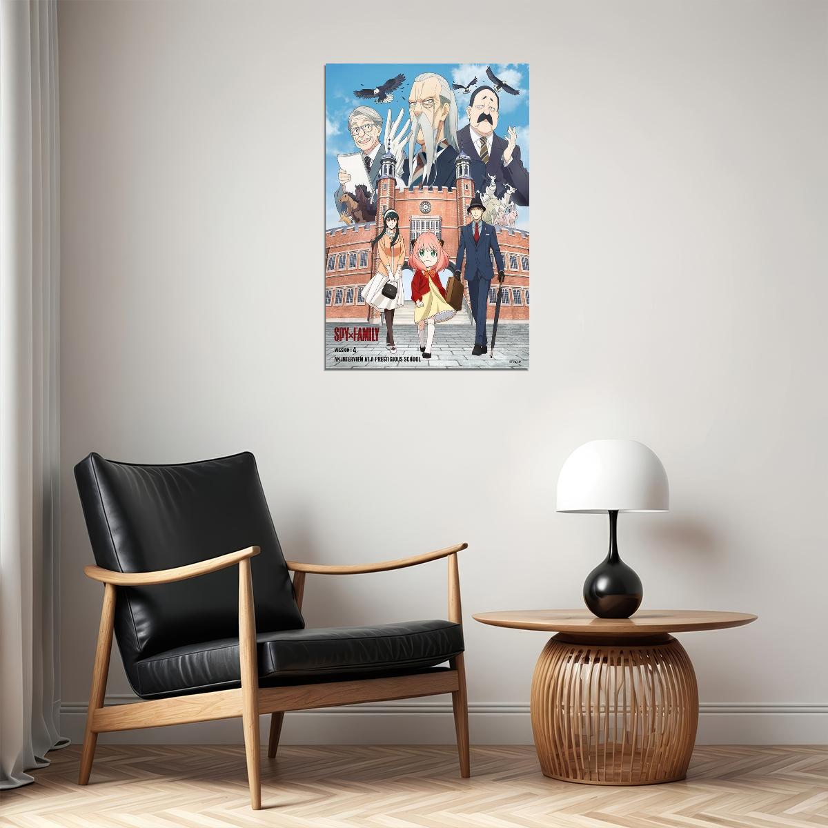 Spy X Family Action Thriller Anime Tv Series Poster Wall Art Print Home Wall Decor - xonomax