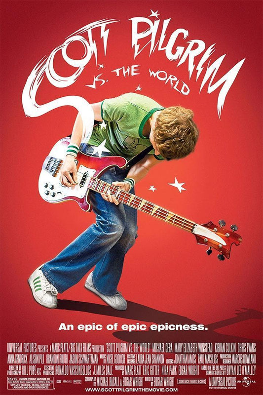 Scott Pilgrim Vs The World Action Comedy Movie Poster Wall Art Print Home Wall Decor