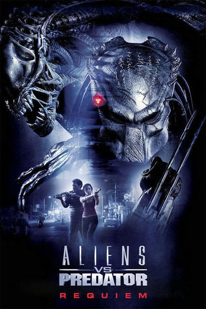 Alien Vs Predator Science Fiction Action Movie Poster Wall Art Print Home Wall Decor - xonomax