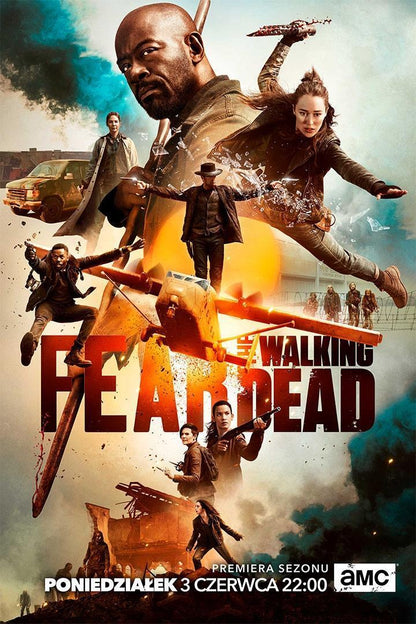 Fear The Walking Dead Season 5 Zombies Tv Series Poster Wall Art Print Home Wall Decor - xonomax