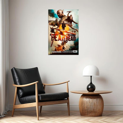 Fear The Walking Dead Season 5 Zombies Tv Series Poster Wall Art Print Home Wall Decor - xonomax