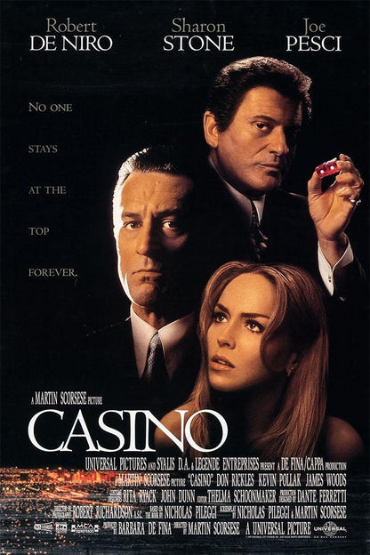 Casino Crime Drama Classic Movie Cinema Film Poster Wall Art Print Home Wall Decor - xonomax