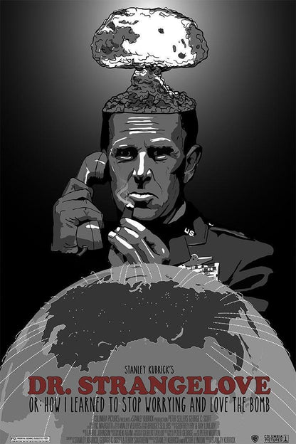 Dr Strangelove Comedy War Movie Cinema Film Poster Wall Art Print Home Wall Decor - xonomax