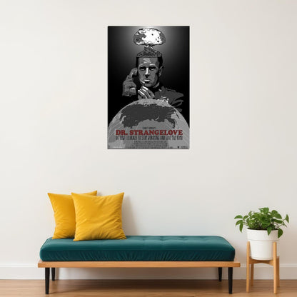 Dr Strangelove Comedy War Movie Cinema Film Poster Wall Art Print Home Wall Decor - xonomax
