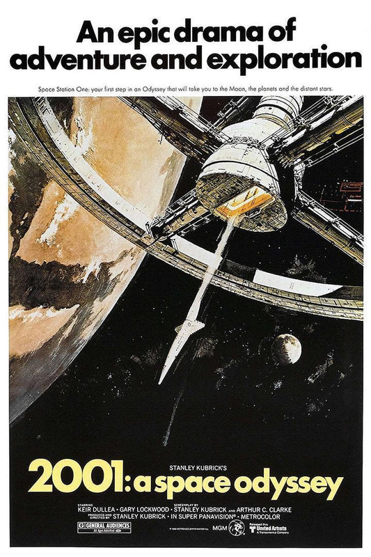 2001 Space Odyssey Science Fiction Movie Cinema Film Poster Wall Art Print Home Wall Decor - xonomax