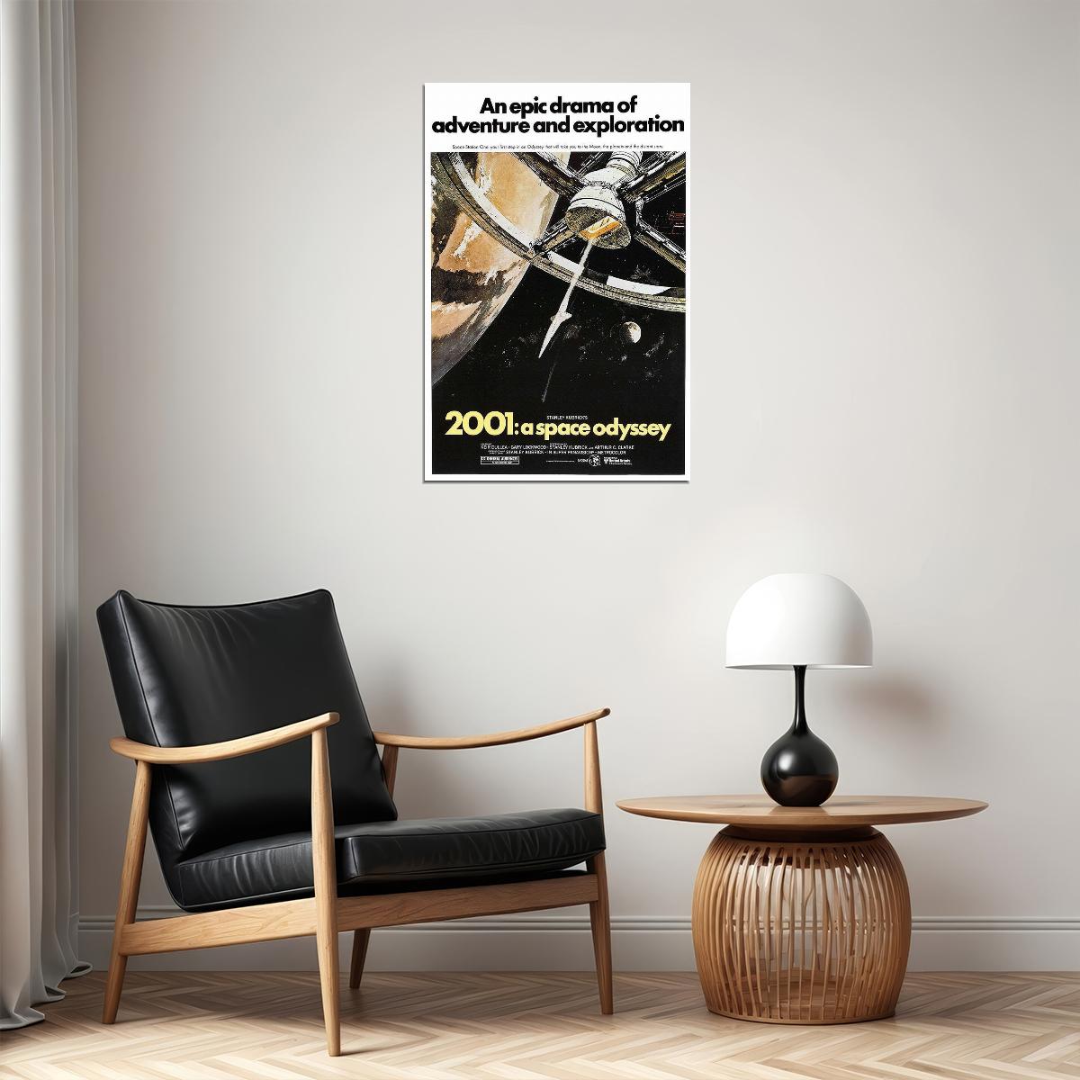 2001 Space Odyssey Science Fiction Movie Cinema Film Poster Wall Art Print Home Wall Decor - xonomax