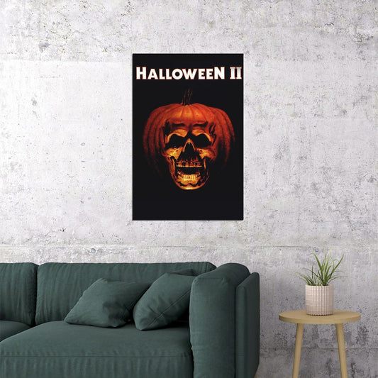 Halloween 2 Classic Horror Movie Cinema Film Poster Wall Art Print Home Wall Decor - xonomax
