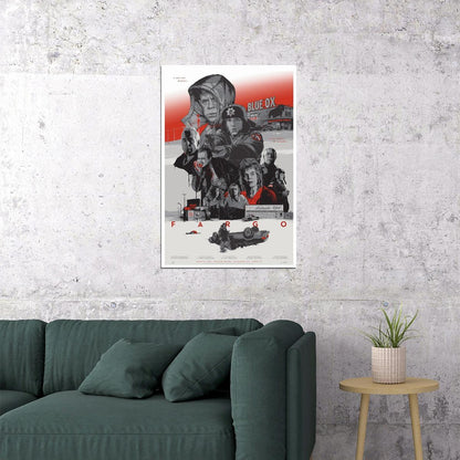 Fargo Crime Thriller Classic 90's Movie Cinema Film Poster Wall Art Print Home Wall Decor - xonomax