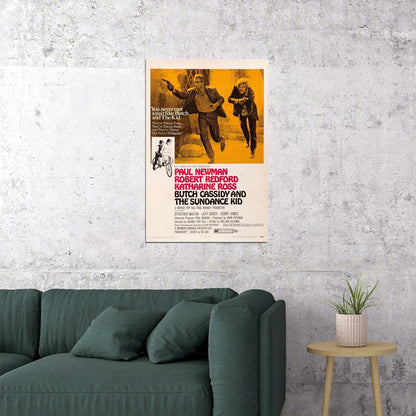 Butch Cassidy And The Sundance Kid Cinema Film De Poster Wall Art Print Home Wall Decor - xonomax
