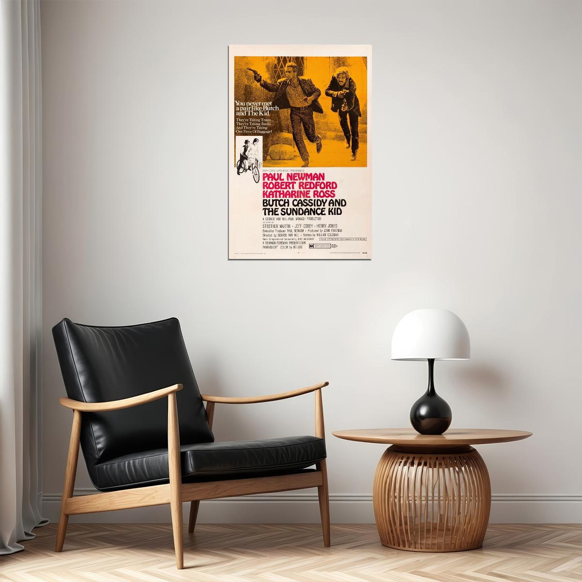 Butch Cassidy And The Sundance Kid Cinema Film De Poster Wall Art Print Home Wall Decor - xonomax