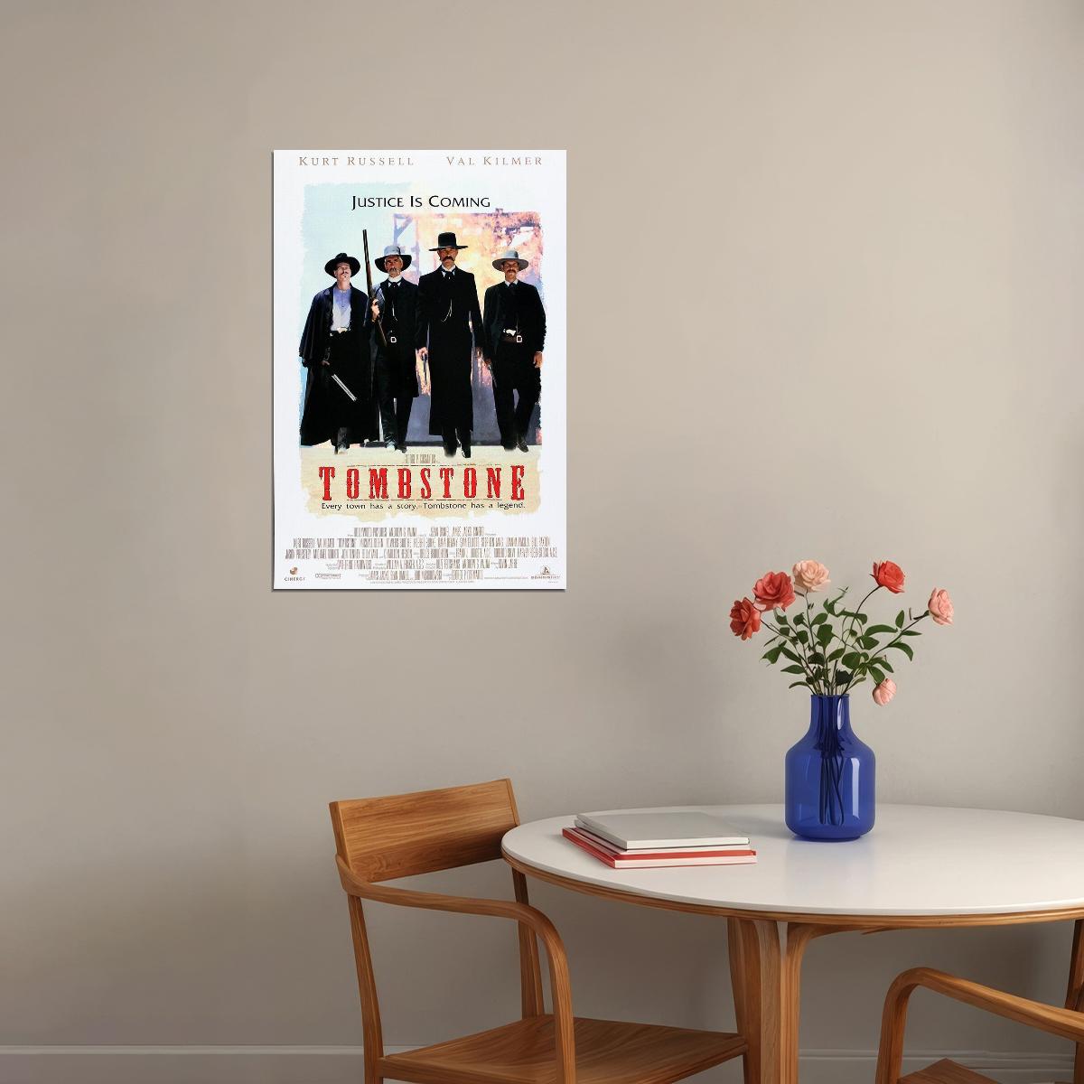 Tombstone Biography History Movie Cinema Film Poster Wall Art Print Home Wall Decor - xonomax