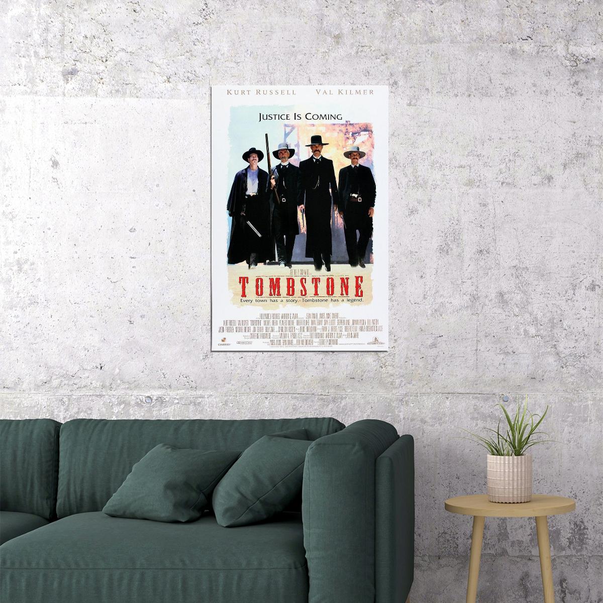 Tombstone Biography History Movie Cinema Film Poster Wall Art Print Home Wall Decor - xonomax