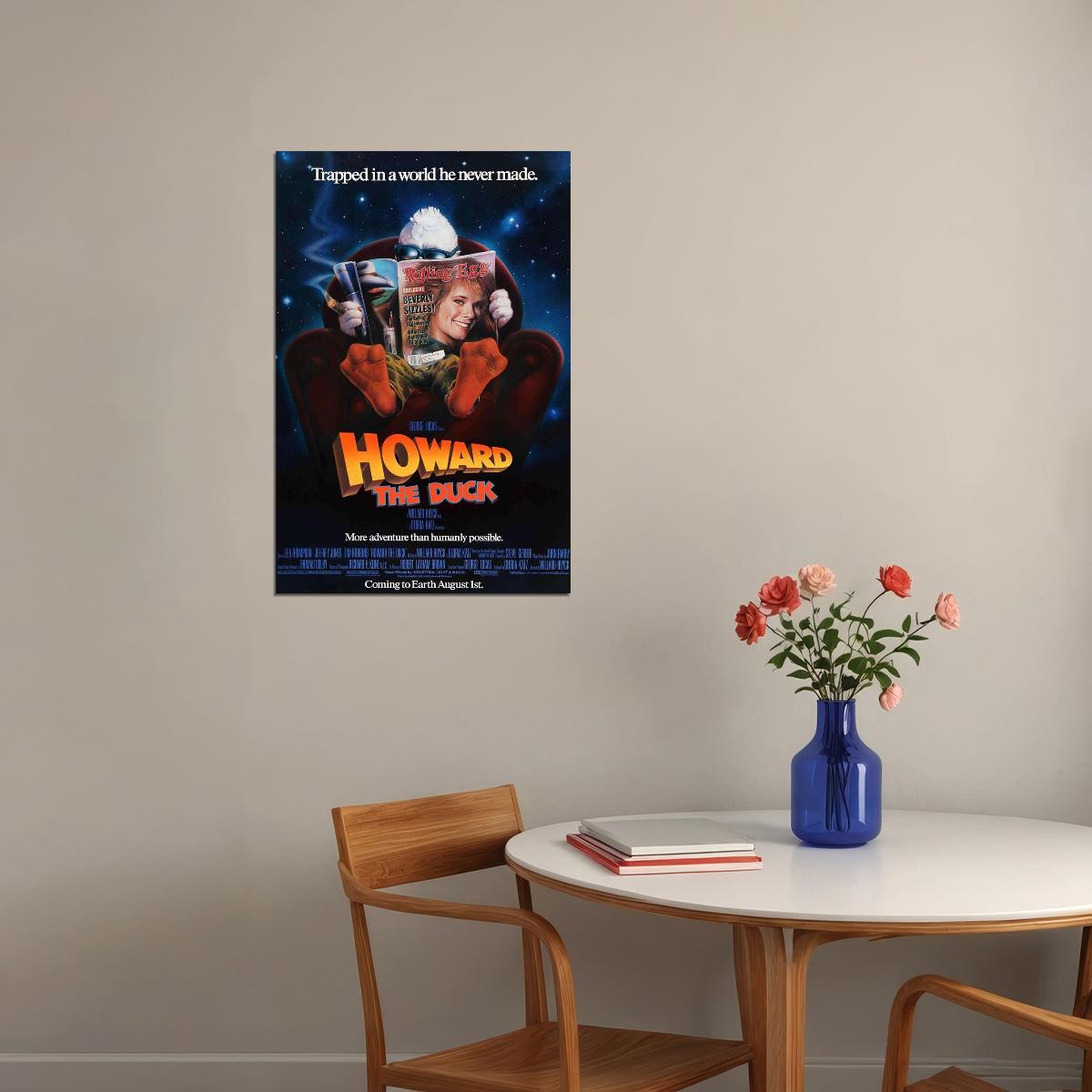 Howard The Duck Action Adventure Movie Gift Poster Wall Art Print Home Wall Decor - xonomax