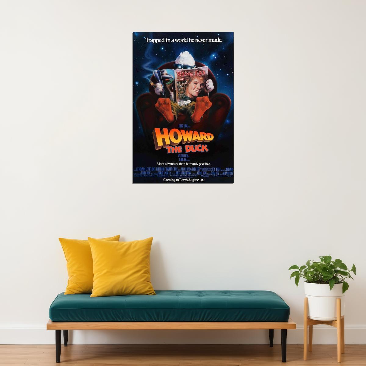 Howard The Duck Action Adventure Movie Gift Poster Wall Art Print Home Wall Decor - xonomax