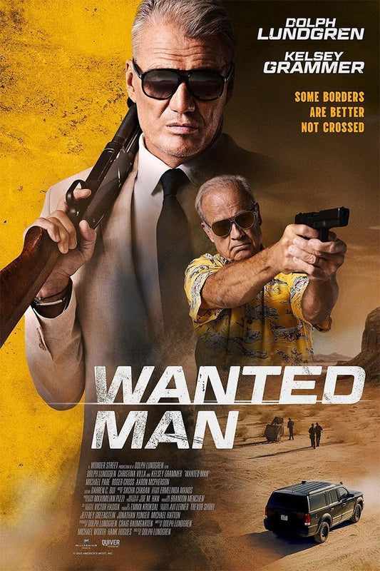 Wanted Man 2024 Action Thriller Movie Cinema Film Poster Wall Art Print Home Wall Decor - xonomax