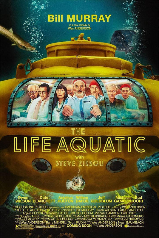 The Life Aquatic With Steve Zissou Action Adventure Movie Poster Wall Art Print Home Wall Decor - xonomax