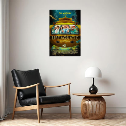 The Life Aquatic With Steve Zissou Action Adventure Movie Poster Wall Art Print Home Wall Decor - xonomax