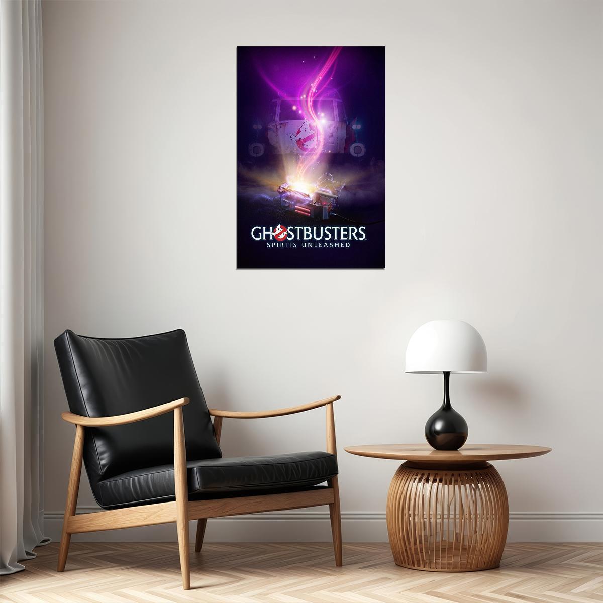 Ghostbusters Spirits Unleashed Adventure Horror Video Game Poster Wall Art Print Home Wall Decor - xonomax