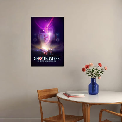 Ghostbusters Spirits Unleashed Adventure Horror Video Game Poster Wall Art Print Home Wall Decor - xonomax