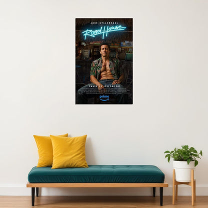 Road House 2024 Action Thriller Movie Cinema Film Poster Wall Art Print Home Wall Decor