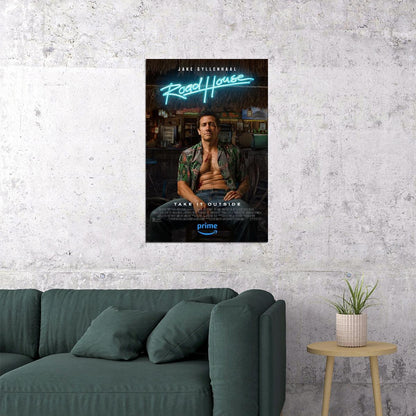 Road House 2024 Action Thriller Movie Cinema Film Poster Wall Art Print Home Wall Decor