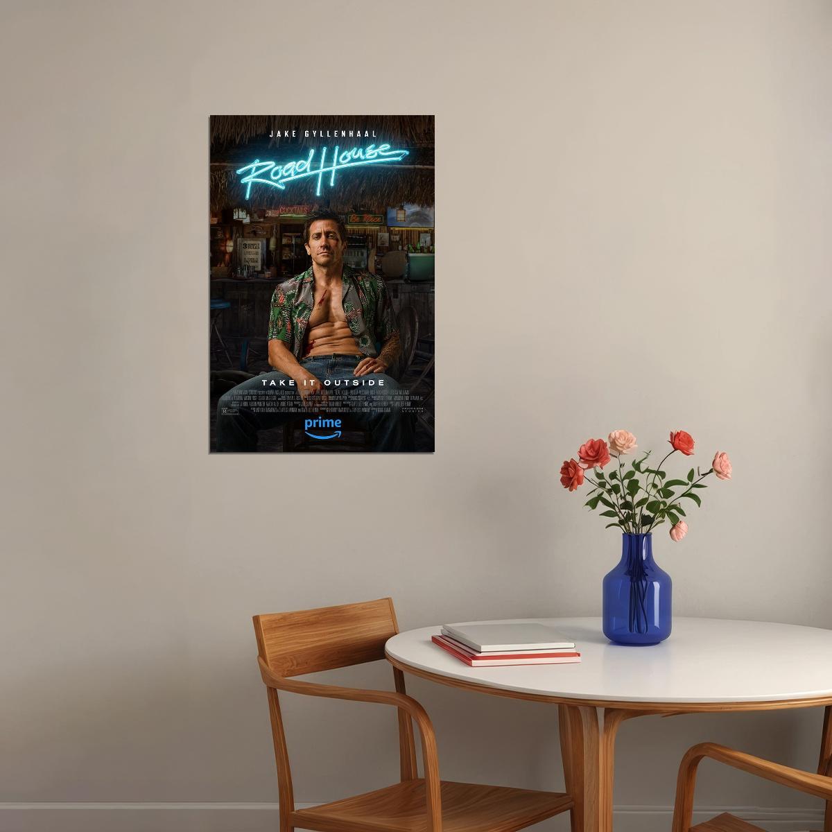 Road House 2024 Action Thriller Movie Cinema Film Poster Wall Art Print Home Wall Decor