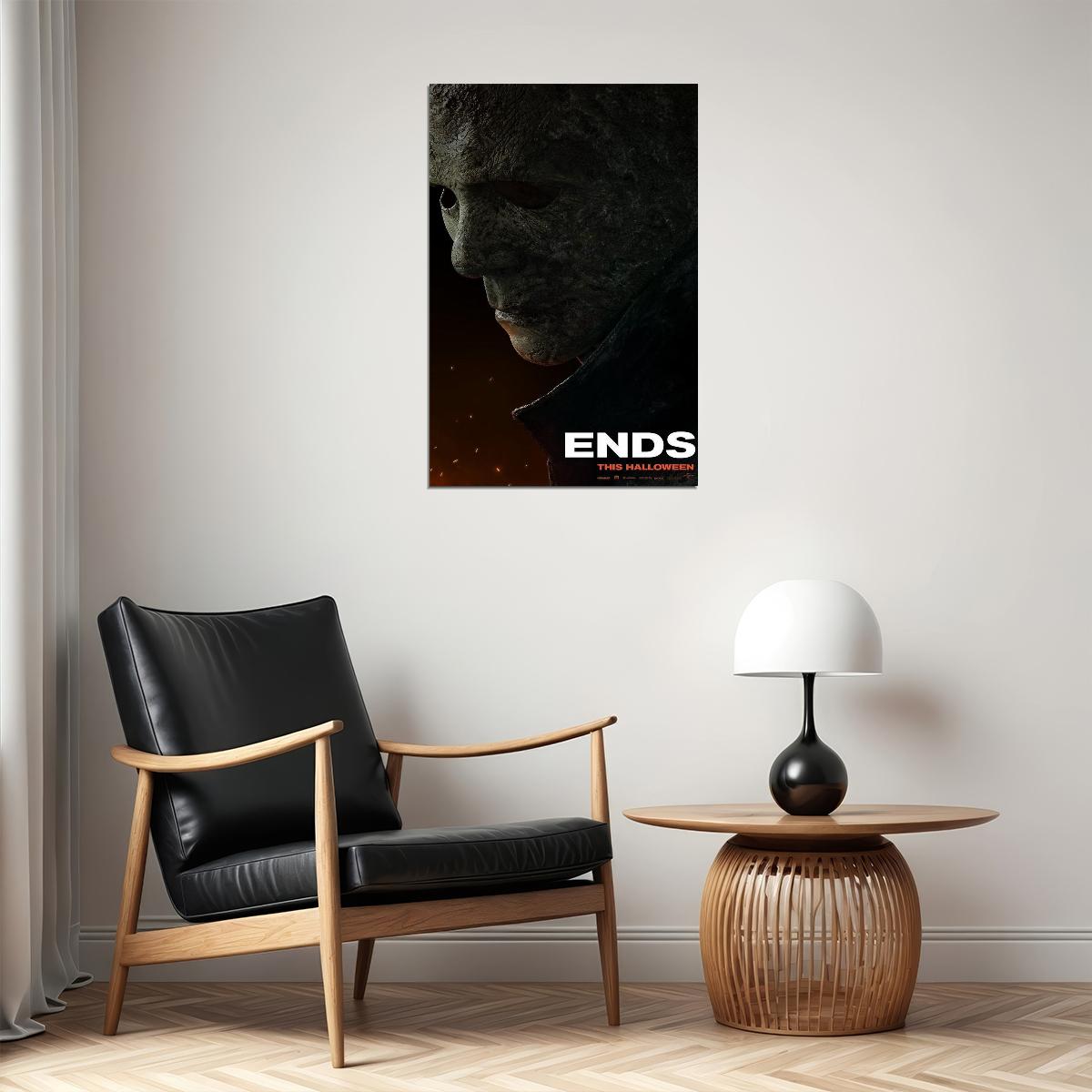 Halloween Ends Horror Mystery Movie Cinema Film Poster Wall Art Print Home Wall Decor - xonomax