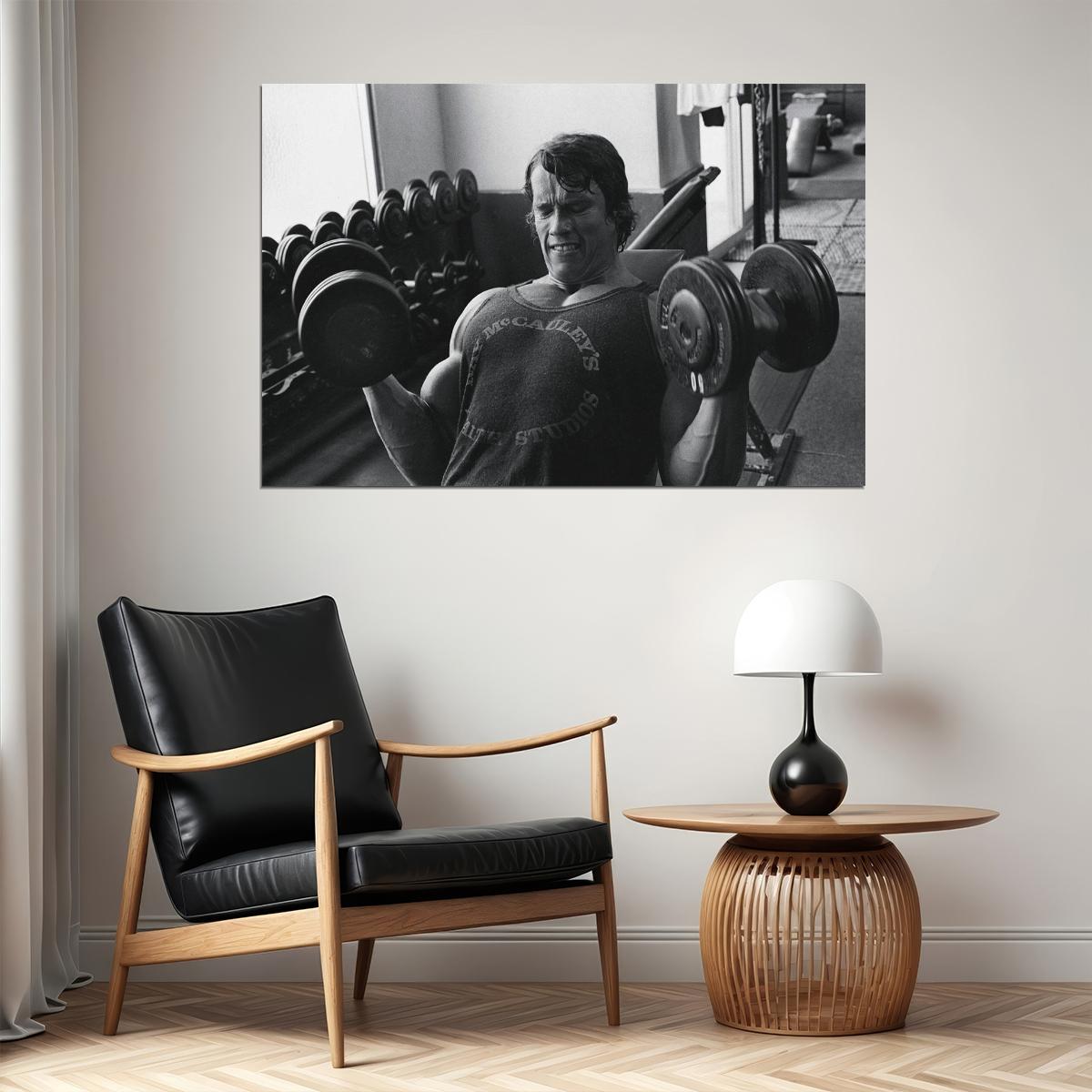 Arnold Schwarzenegger Bodybuilding Motivational Fitness Poster Wall Art Print Home Wall Decor - xonomax