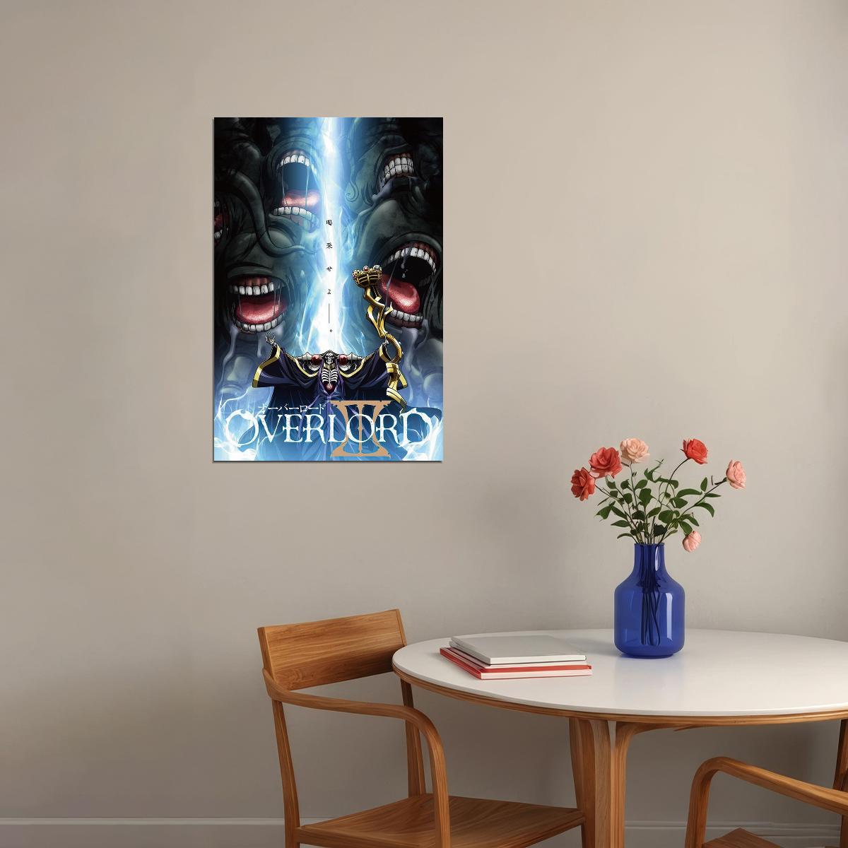 Overlord Japanese Anime Science Fiction Tv Series Poster Wall Art Print Home Wall Decor - xonomax