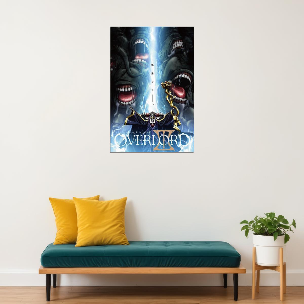Overlord Japanese Anime Science Fiction Tv Series Poster Wall Art Print Home Wall Decor - xonomax