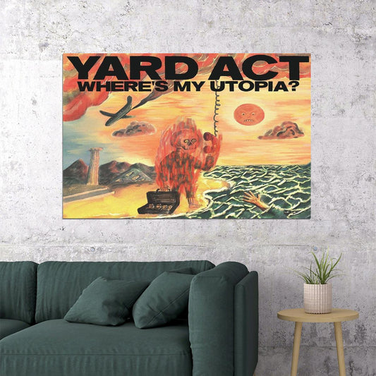 Yard Act Where’s My Utopia Singer Music Album Poster Wall Art Print Home Wall Decor - xonomax