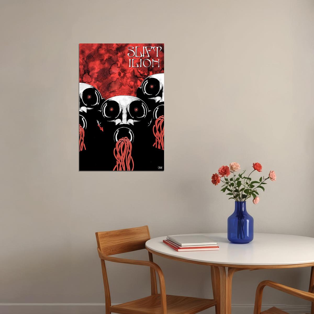 Slift Ilion Celebrity French Music Band Rock Music Poster Wall Art Print Home Wall Decor - xonomax