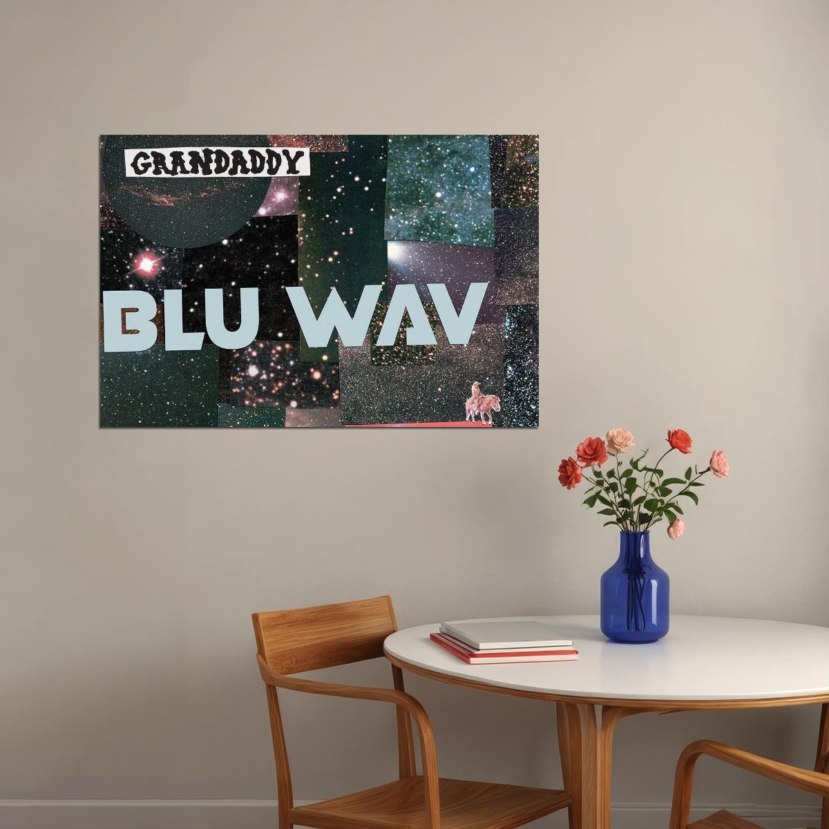 Grandaddy Blu Wav American Rock Music Band Album Poster Wall Art Print Home Wall Decor - xonomax