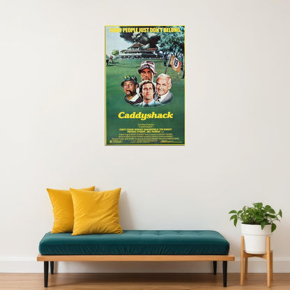Caddyshack Comedy Sport Movie Cinema Film Poster Wall Art Print Home Wall Decor - xonomax