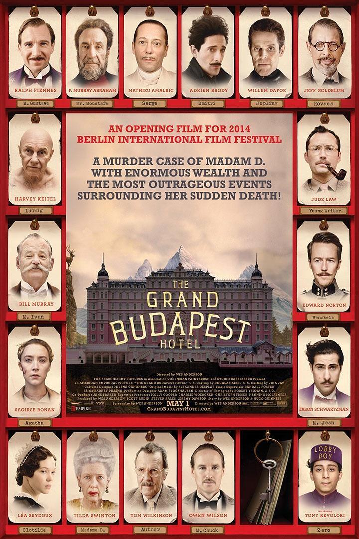 The Grand Budapest Hotel Adventure Comedy Movie Film Poster Wall Art Print Home Wall Decor - xonomax