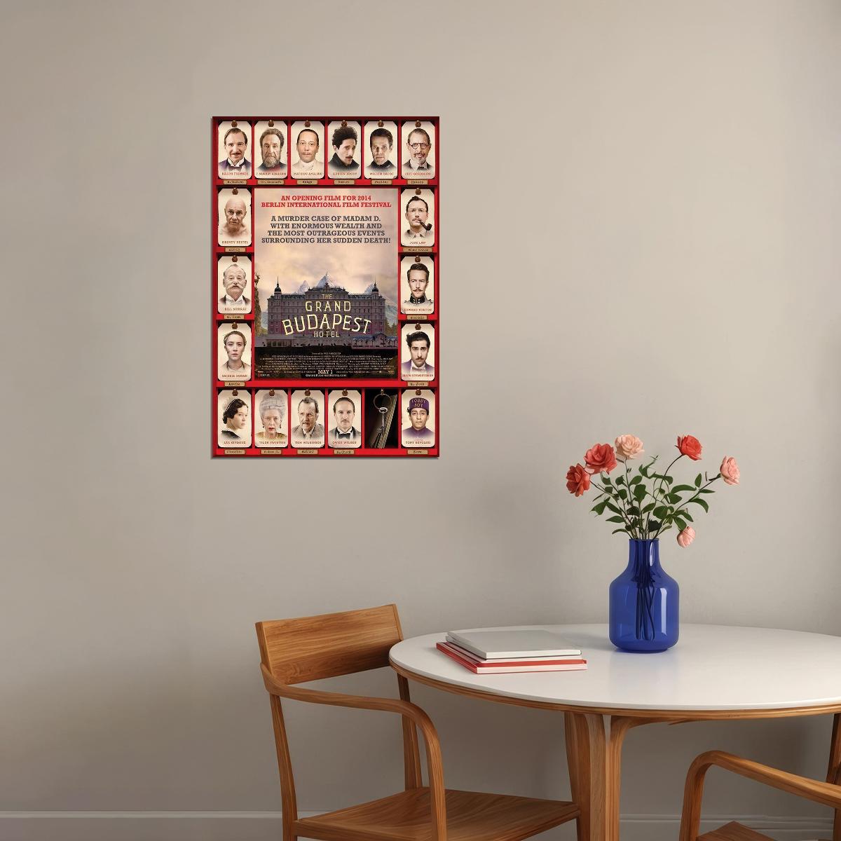 The Grand Budapest Hotel Adventure Comedy Movie Film Poster Wall Art Print Home Wall Decor - xonomax