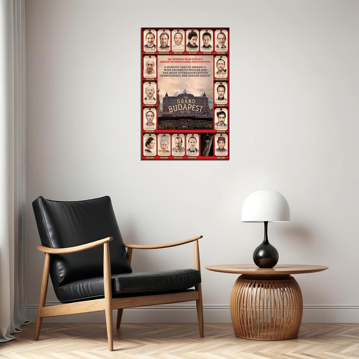 The Grand Budapest Hotel Adventure Comedy Movie Film Poster Wall Art Print Home Wall Decor - xonomax