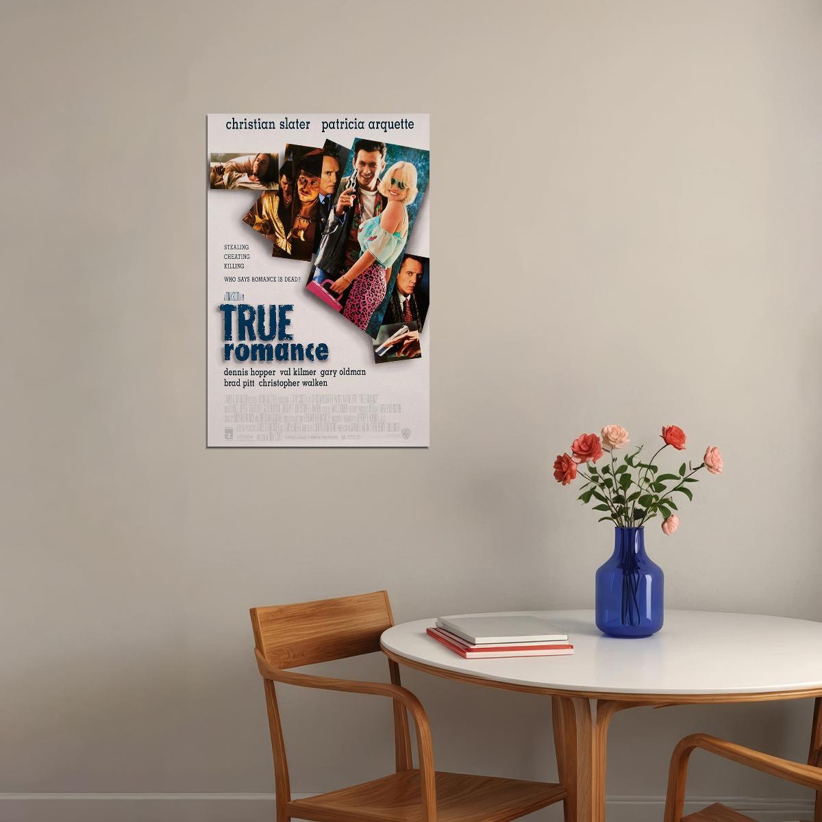 True Romance Crime Drama Classic Movie Film Poster Wall Art Print Home Wall Decor
