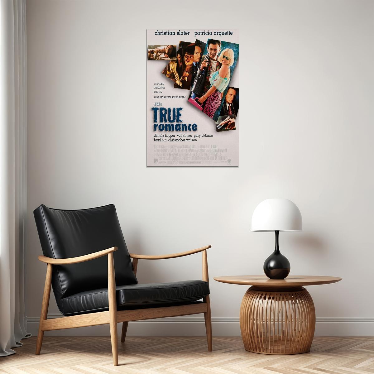 True Romance Crime Drama Classic Movie Film Poster Wall Art Print Home Wall Decor